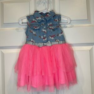 Little Lass Unicorn Tulle Dress Size‎ 12 months